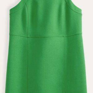 Boden Sleeveless Mini Shift Dress 12R Green Bee D0464-GRN